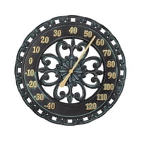 Bothyi - Termómetro Para Exteriores De 13,5 Pulgadas Resistente Al Agua Para La Decoración Del Jardín Del Césped Del Hogar Del Patio