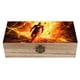thumbnail image 1 of Flash Caja Organizadora de Madera Rústica - Caja Decorativa Multifuncional para Escritorio, Hogar, Oficina, Joyas y Manualidades, 1 of 6