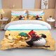 thumbnail image 1 of Bird Parrot Rio Anime Printed Bedding Set Duvet Cover Full Size Kids Birthday Gift Queen Bedding Set Gift Bed Sheets, 1 of 5