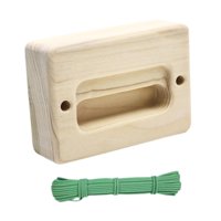 Magideal - Hangling Hangboard Colgando Tablero De Colgación Práctica Al Aire Libre Interno Con Cuerda Colgante Tirar De La Cuerda Altrinente De Escalada De Roca