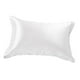 thumbnail image 1 of Funda De Almohada De Seda 100% Mulberrry King - Tamaño 19x29 "- Funda De Almohada Blanca, 1 of 3