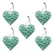 thumbnail image 1 of Set 5 Corazon Mimbre Corazon Colgante Hogar Nordico Lau, 1 of 3