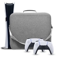 Genérico - Compatible Con La Consola Playstation 5 Pro - Funda Protectora De Eva A Prueba De Golpes Para Los Accesorios De Ps5 Pro, Caja De Almacenamiento Portátil De Viaje Con Diseño Anti-Caída-Gris