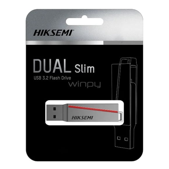Pendrive Dual Slim 32GB Usb Tipo C 3.0 Hiksemi