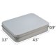 thumbnail image 4 of Caja de almacenamiento Wobe 11,5 × 8,5 × 2,4 cm plateada - paquete de 12, 4 of 8