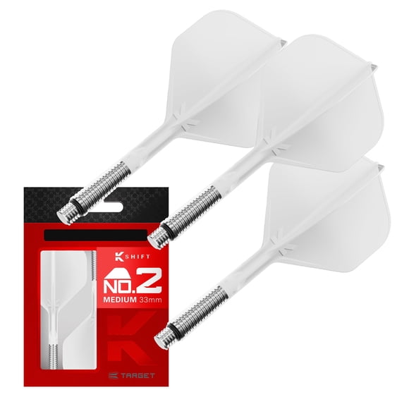 Dianas K shift No 2 Con Plumas Y Shafts Integrados