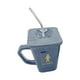thumbnail image 1 of Taza De Café Divertida Para Acampar Al Aire Libre Regalos Complicados 350ml Diseño De Sartén En Cuclillas Gris Con Pajita, 1 of 3