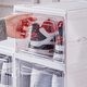 thumbnail image 2 of Zapatero 3 cajas Contenedor plegable apilable Organizadores de zapatos, 2 of 5