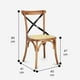 thumbnail image 3 of Pack 4 Sillas De Comedor Crossback Madera Natural, 3 of 7