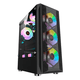 thumbnail image 1 of Gabinete Kronos Ice Drilling, Atx, Vidrio, 4 Coolers Rgb Negro, 1 of 3
