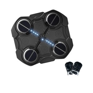 Ioensy - Máquina De Boxeo Musical, Tren De Boxeo Electrónico Para Kickboxing, Fitness, Karate, Color Negro