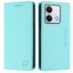 thumbnail image 4 of Funda Billetera con Soporte para Xiaomi Redmi Note 13 5G Bloqueo RFID Plegable Verde menta, 4 of 6