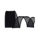 thumbnail image 1 of Cinta De Arpillera DIY Arte Decorativo Para Hacer Flores Swag Día De San Valentín Negro, 1 of 5
