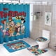 thumbnail image 1 of Set de Cortina de Baño Desmarcar Los Picapiedra 4 Piezas, 1 of 6