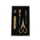 thumbnail image 3 of Kit De Bordado, Punzón Para Adultos, Tijeras De Costura Para Proyectos De Bricolaje, Manualidades, Manualidades, Oro, 3 of 5