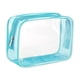 thumbnail image 3 of Bolsa De Aseo Impermeable Reutilizable Contenedor Bolsa De Playa Bolsa De Maquillaje Transparente Azul, 3 of 5
