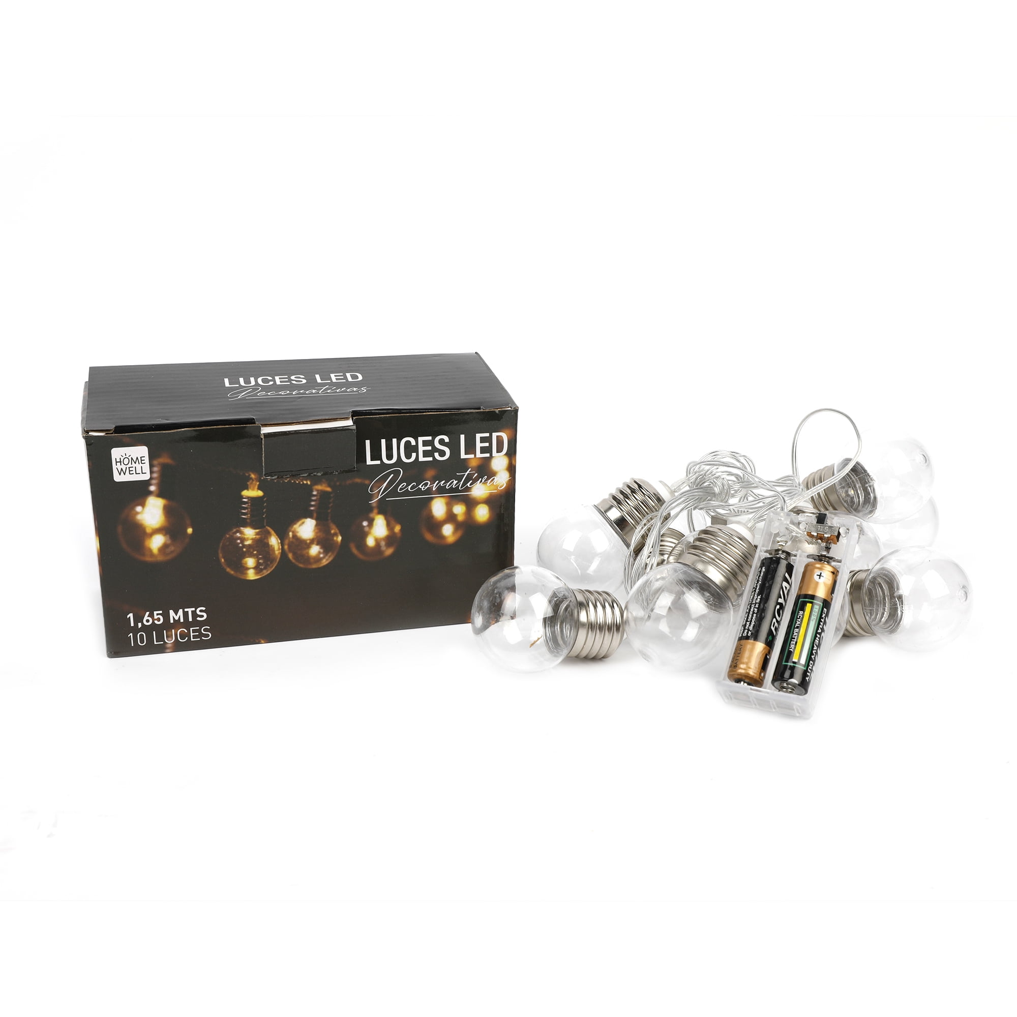Homewell - Luces Decorativas A Pilas 5.2m *50