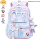 thumbnail image 1 of Waterproof Rainbow Schoolbag Student Girls Children's Princess Refrigerator Door Backpack Spine Protector Shoulder Bags Cute, 1 of 3