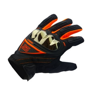 Importclick - Guante Moto Bicicleta Naranjo Touch Premium