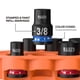 thumbnail image 4 of Juego de enchufes de impacto Klein Tools 33808, SAE, 7 piezas, 4 of 6