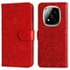 thumbnail image 1 of Funda tipo cartera FOXDOCK para Xiaomi Poco X7 5G , diseño girasol en relieve, cuero PU, cierre magnético, soporte y tarjetero, 1 of 5