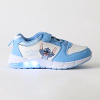 Zapatilla Luces Niña Velcro Lilo & Stitch Azul Disney
