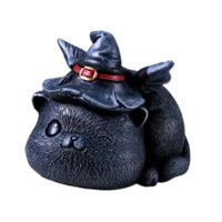 Magideal - Estatua De Gato De Resina, Regalo Para Amantes Del Té, Decoración Del Hogar, Adorno De Mesa, Escultura Para Estudio, Estantería, Salón De Té Y Dormito B