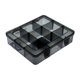 thumbnail image 3 of Tornillos De Plástico Caja De Almacenamiento Caja De Hardware De Rejilla Múltiple Almacenamiento 9 Rejillas L, 3 of 5