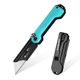 thumbnail image 1 of Navaja multiusos WORKPRO EDC plegable Mini con clip para cinturón, 1 of 8