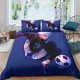 thumbnail image 1 of BLUE LOCK Duvet Cover Set, 3D Quilt Cover Bedding Set with Pillowcases,Soft Microfiber, 1 of 3