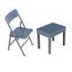 thumbnail image 1 of Figura De Acción Mini Silla De Escritorio Modelo Pantalla Escala 1:12 Silla De Mesa En Miniatura Gris Oscuro, 1 of 5