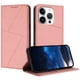 thumbnail image 1 of Funda Cartera Magnética para iPhone 16 Pro Protección Antichoque con Ranuras Rosa, 1 of 6