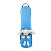 Magideal - Bolsa Para Baquetas, Bolsa De Almacenamiento Para Mazo De Tambor, Duradera, Hecha A Mano, Estuche De Transporte Para Baquetas De Gran Capacidad, Hasta , Azul