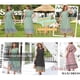 thumbnail image 2 of Vestido de Talla Grande para Mujeres de Agnes Orinda, Vestidos Boho Florales, Escote en V, Manga con Volantes, Verano, Playa, Vestido Suelto 2X Rojo, 2 of 8