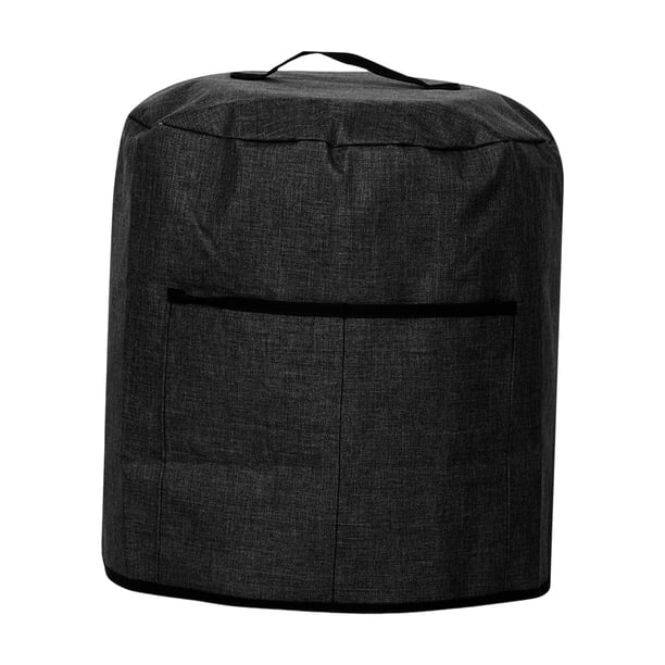 Cubierta antipolvo para freidora de aire, cubierta de almacenamiento, tela Oxford duradera, fácil limpieza, cubierta para freidora de aire portátil pa Capa única negra