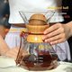 thumbnail image 2 of Cafetera para verter HYAXGM de 600 ml con funda de madera, 2 of 7