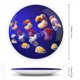 thumbnail image 2 of Rayman Plato decorativo de porcelana fina (bone china), plato decorativo de cerámica para hogar, oficina, soporte de pared, platos decorativos para dormitorio - 6 pulgadas (15 cm), 2 of 6