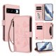 thumbnail image 1 of Funda Cartera Mariposa para [Google Pixel 8 Pro] con Soporte y Cremallera Rosa, 1 of 6