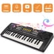 thumbnail image 2 of Teclado y piano portátil APerfectLife Kids de 37 teclas con micrófono negro, 2 of 6