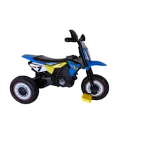 Vipnetwork - Triciclo Infantil Tipo Moto 3 Ruedas Azul