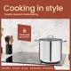 thumbnail image 3 of Olla de gran capacidad Bakken‑Swiss 19 L de acero inoxidable con tapa de vidrio, 3 of 9