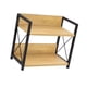 thumbnail image 4 of Organizador De Escritorio Para Hombres, Especiero, Soporte De Mesa, Estante De Exhibición, Escritorio, Estantería, Marrón Claro, 4 of 5