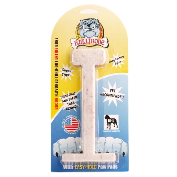 Juguete Masticable Bullibone Grande Sabor Tocino Higiene Oral