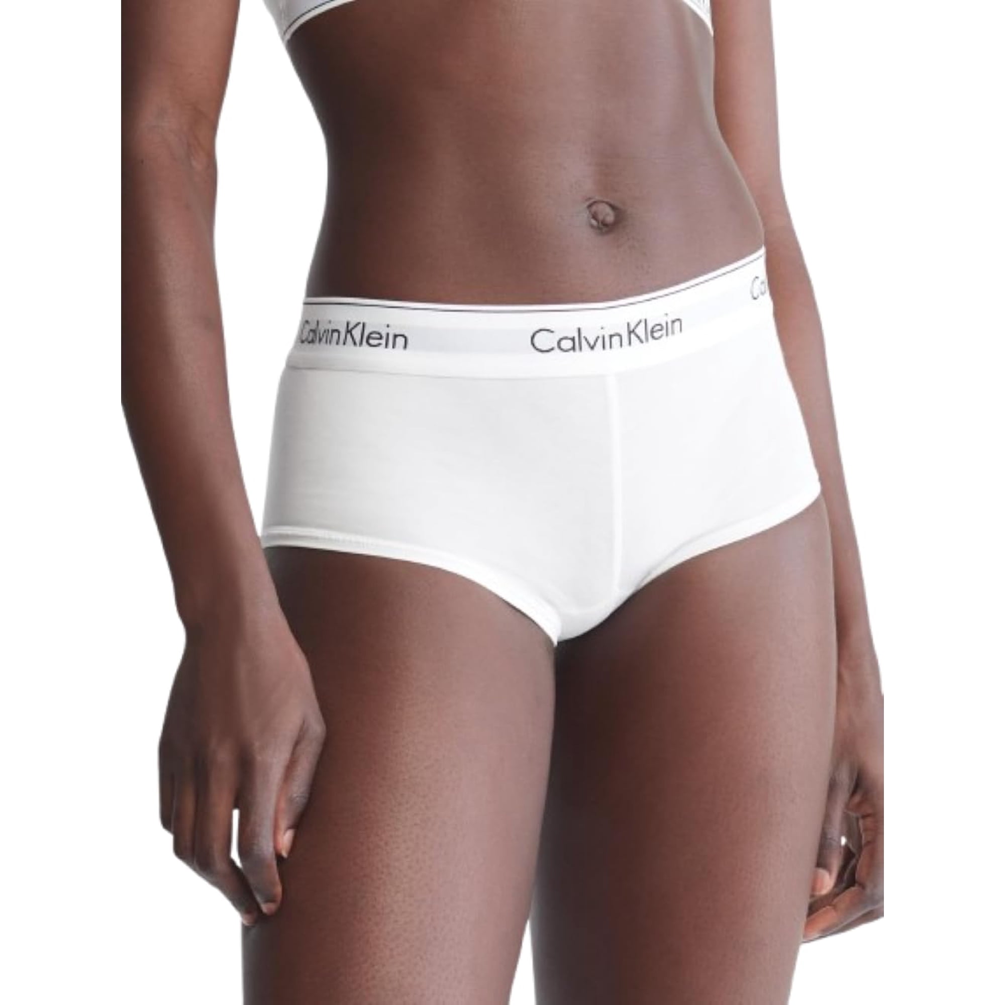 Calzón Boyshort Modern Cotton Calvin Klein Blanco Xs