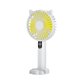 thumbnail image 1 of Ventilador Personal De 5 Velocidades, Ventilador De Mano Silencioso Ajustable Para Oficina, Senderismo, Pesca, Blanco, 1 of 3