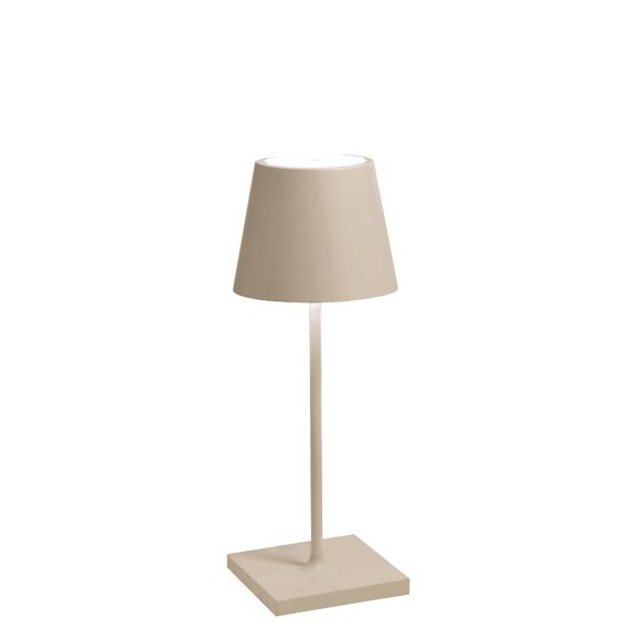 Lámpara Zafferano Poldina Pro Mini Recargable Color Arena