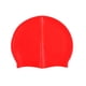 thumbnail image 3 of Gorro De Natación De Color Puro Gorro De Natación De Silicona Para Deportes Acuáticos Navegación Pelo Largo Rojo, 3 of 5