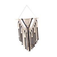Magideal - Colgante Con Flecos De Macramé, Tapiz Colgante De Pared, Fondo Bohemio, Arte De La Pared Decoración, Tapiz Colgante Para Decoración Del Hogar Y Aparta