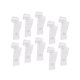 thumbnail image 3 of 10 Piezas Colgador Para Toalla Calefactable Resistente Para Puerta Cocina Ba?o Accesorio Transparente, 3 of 5