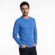 thumbnail image 1 of Polera Algodón Manga Larga Cuello Redondo UV Antipilling Azulino, 1 of 7